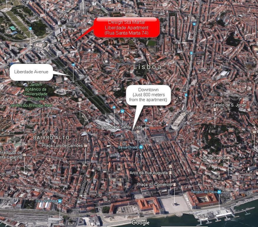 Design Sta Marta/ Liberdade Apartment Lisboa المظهر الخارجي الصورة